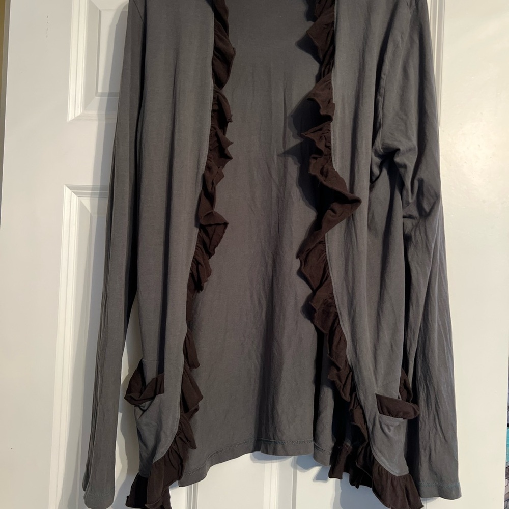 Matilda Jane Ruffle Trim Cardigan